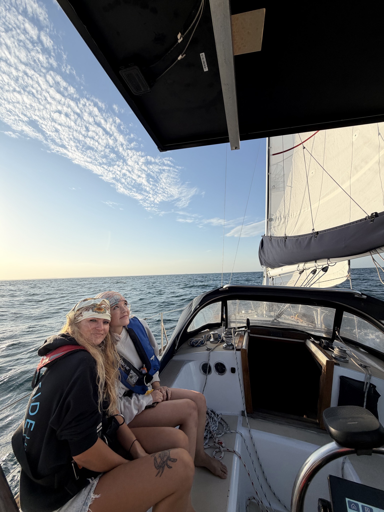 Boating trip from North Atlantic Ocean, New Hanover County, NC, USA to Banks Channel, Wrightsville Beach, New Hanover County, NC, USA